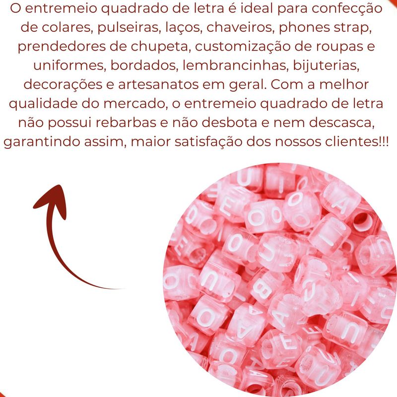 MICANGA-ENTREMEIO-QUADRADO-TRASLUCIDO-VOGAL-6X6MM-EM-PLASTICO-COM-500GR----262P---ROSA-COM-BRANCO