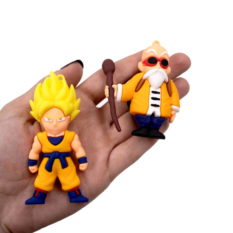 PINGENTES-DRAGON-BALL-Z-60MM-EMBORRACHADO-COM-16-PECAS---103---COLORIDO