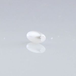 Arroz Perolado Liso Passante 4X8mm Em Abs Com 500Gr