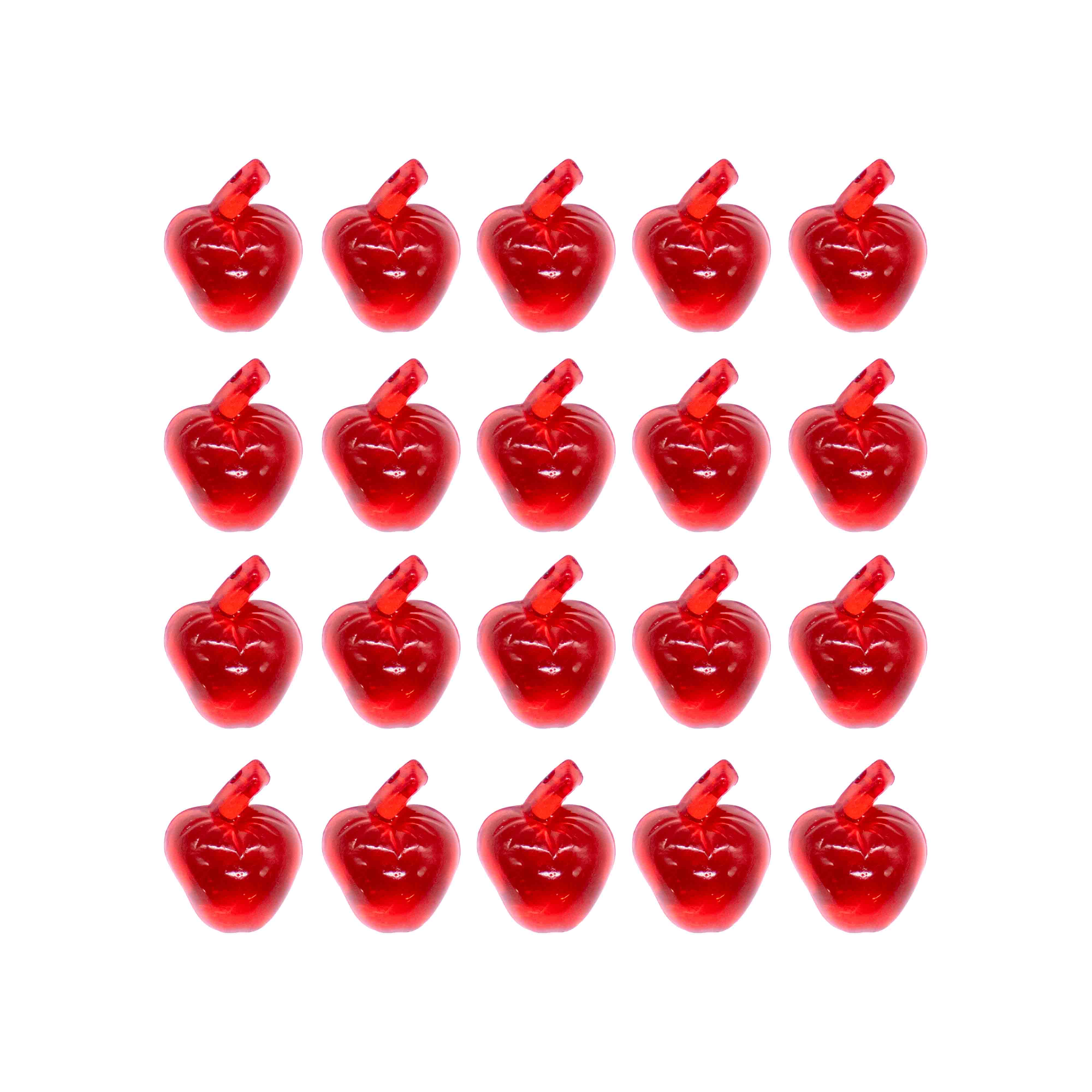 PINGENTE-MACA-18X14MM-EM-ACRILICO-COM-500GR-012---VERMELHO-12