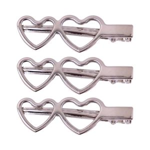 BICO DE PATO CORAÇAO DUPLO VAZADO 23X70MM EM FERRO COM 200 PEÇAS