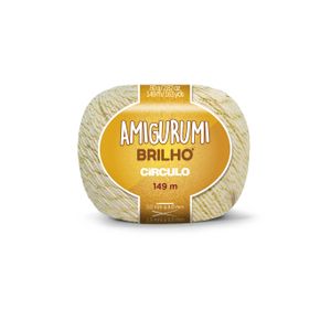 Fio Circulo Amigurumi Brilho 149M Com 80G
