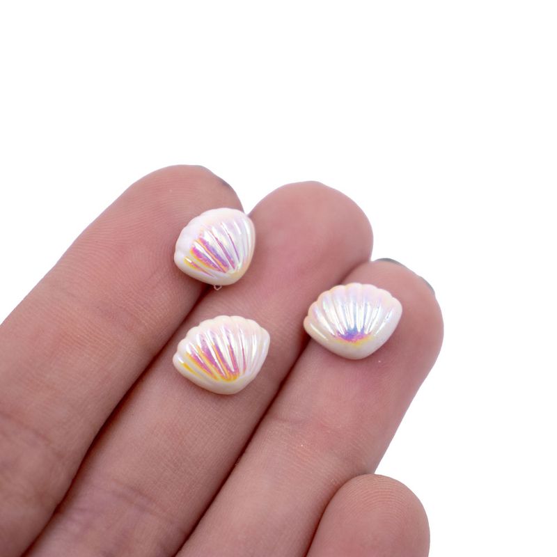APLIQUE-CONCHA-DO-MAR-10MM-EM-RESINA-COM-200-PECAS---601AB---BRANCO-AB