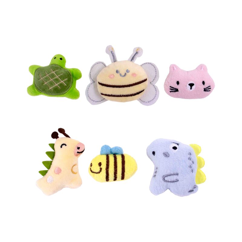 APLIQUE-ANIMAIS-FAZENDINHA-EM-PELUCIA-COM-12-PECAS---103---COLORIDO
