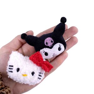 Apliques Personagens Hello Kitty Em Pelucia Com 12 Peças