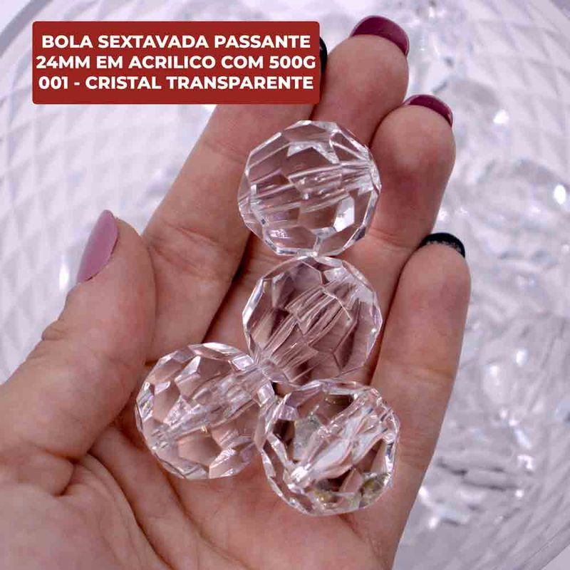BOLA-SEXTAVADA-PASSANTE-24MM-EM-ACRILICO-COM-500G-001---CRISTAL-TRANSPARENTE-001
