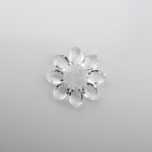 FLOR COM FURO NO CENTRO 44MM EM ACRILICO COM 500GR
