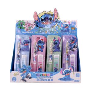 Kit Lapiseira E Grafite 0.5 Stitch Com 24 Peças
