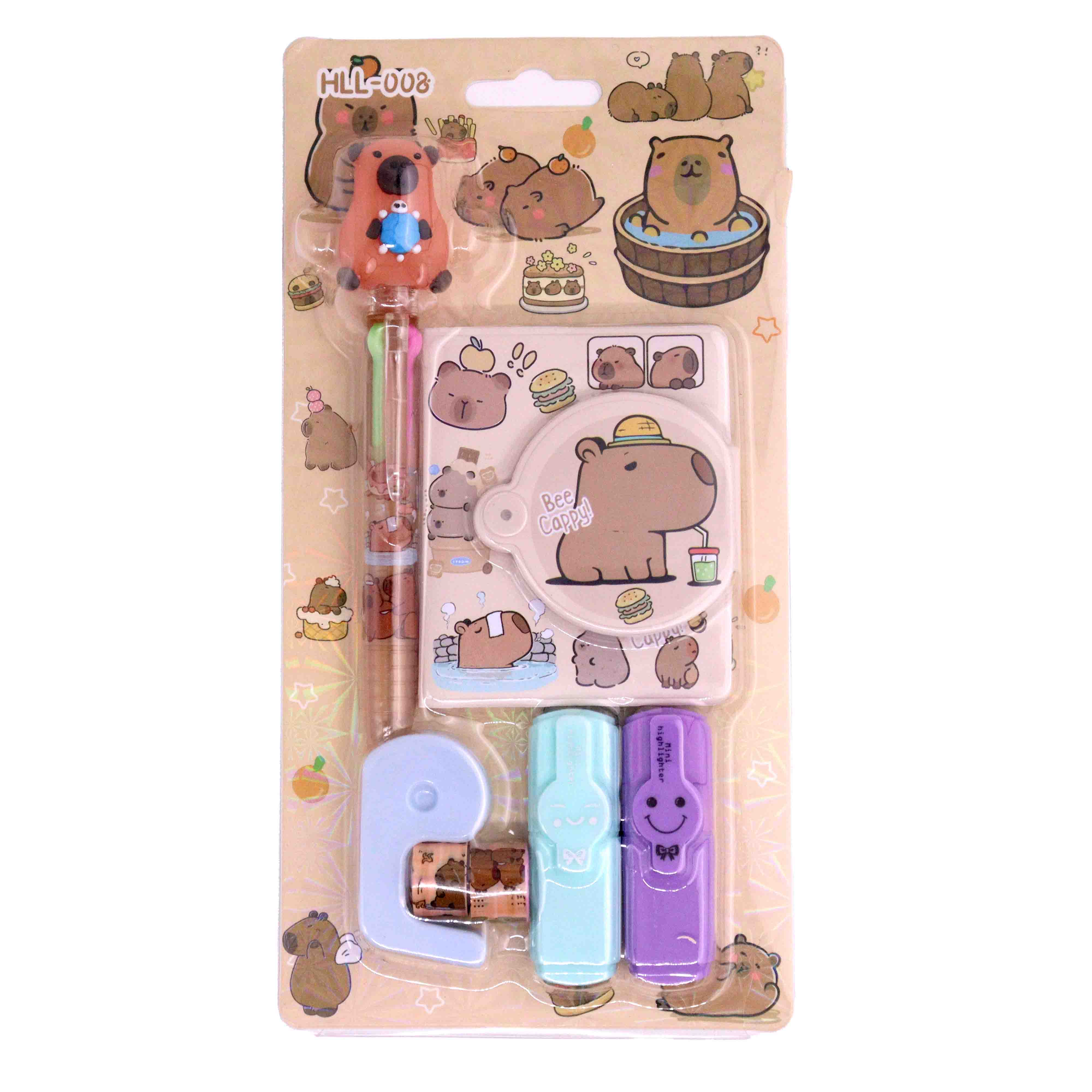 KIT-PAPELARIA-CAPIBARA-5-PECAS---CAPIVARA-2
