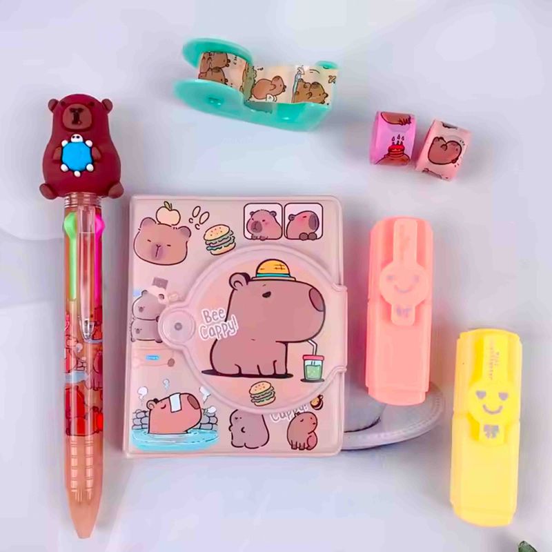 KIT-PAPELARIA-CAPIBARA-5-PECAS---CAPIVARA-1