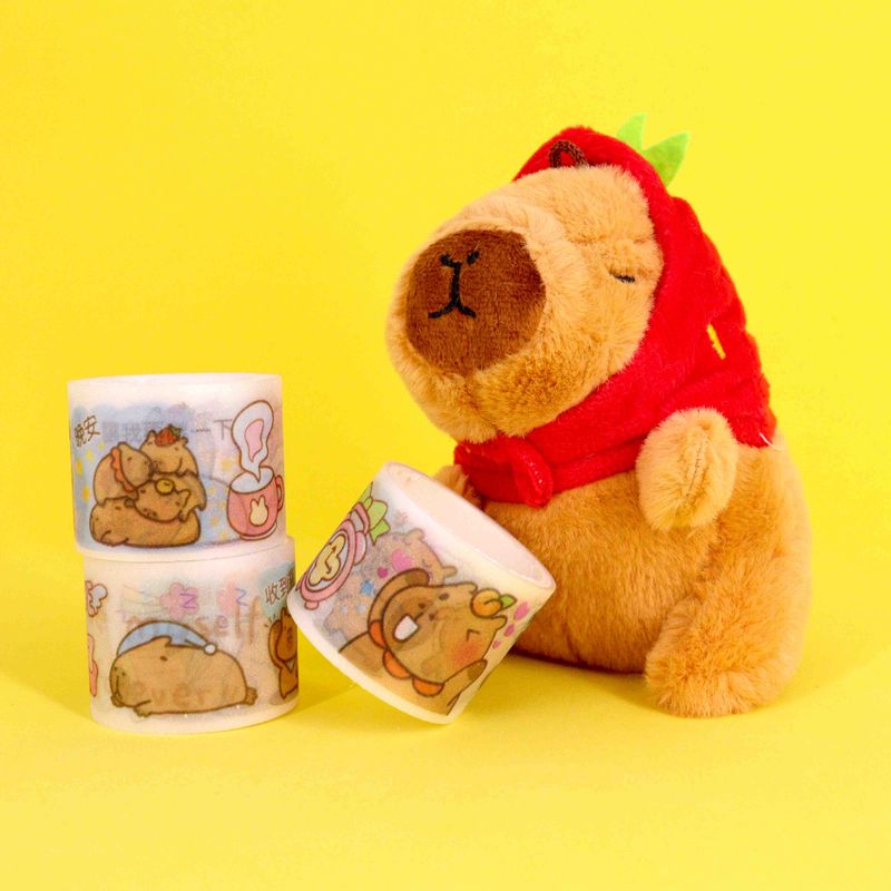 FITA-ADESIVA-COM-GLITTER-CAPIVARA-COM-30-PECAS---103---COLORIDO