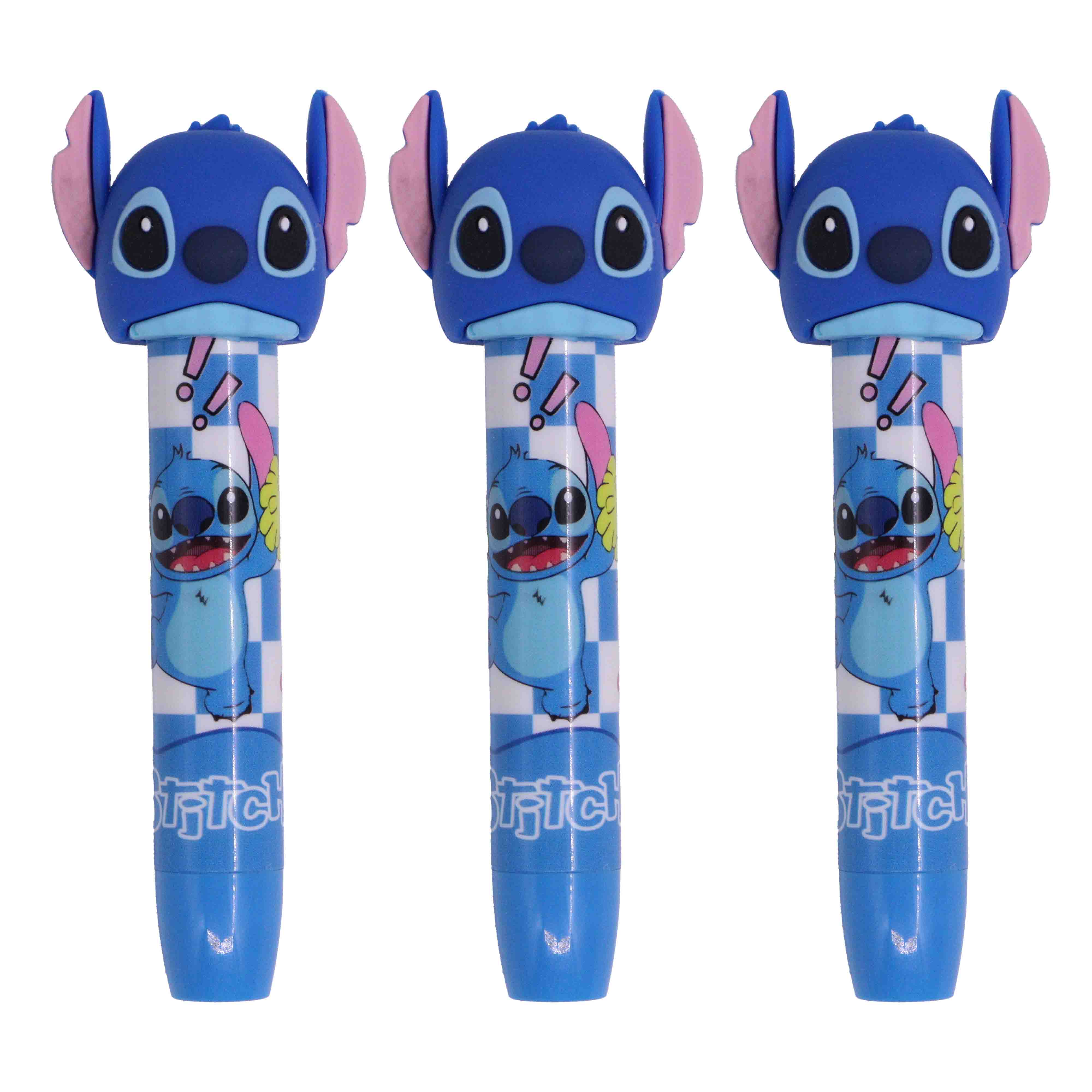 Borracha Rosto Stitch Com 25 Peças