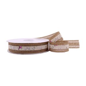 Renda De Guipir Com Faixa Florida Em Rolo 2.5Cm Rolo Com Aproximadamente 18,25 Metros