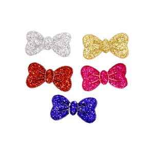 Laço Com Glitter 13X20mm Em Poliester Com 500 Peças