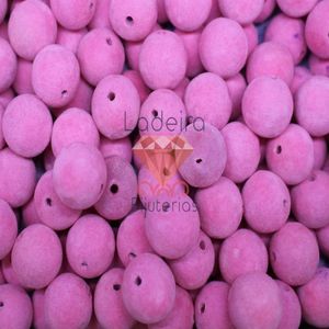 Bola De Camurça Passante 18Mm Em Plastico Com 500Gr