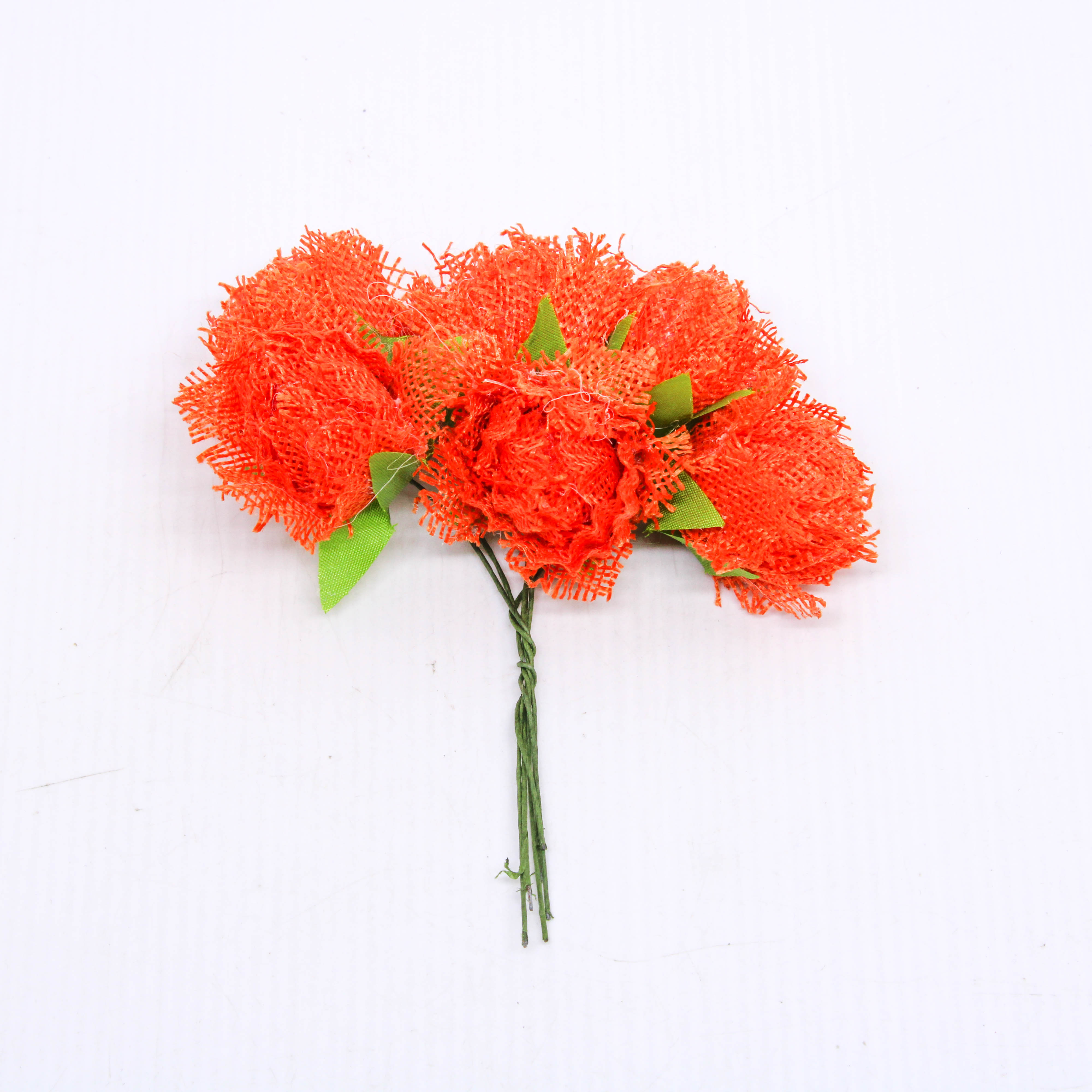 BOUQUET-FLOR-DE-TECIDO-55MM-EM-POLIESTER-COM-36-PECAS-236F---LARANJA-236