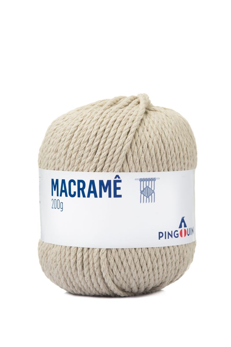 FIO-MACRAME-PINGOUIN-75M-200G---4751P---AREIA-DA-PRAIA