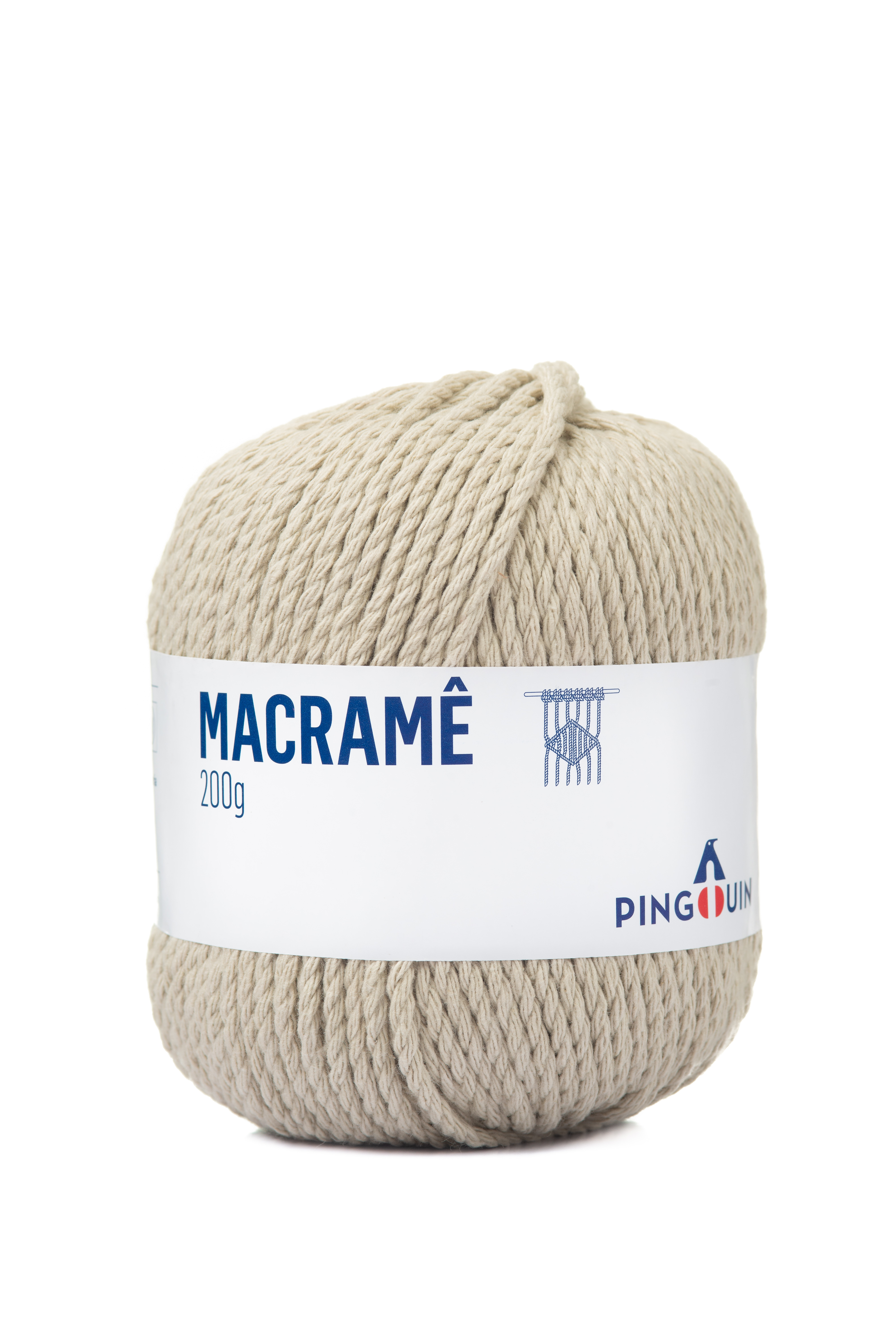 FIO-MACRAME-PINGOUIN-75M-200G---4751P---AREIA-DA-PRAIA