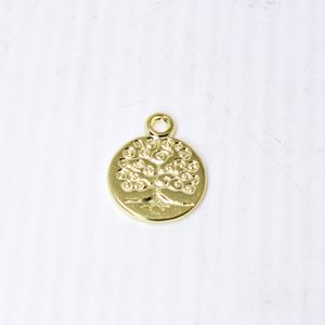 Pingente Arvore Da Vida 14Mm Em Fundição Zamak Com 50Gr