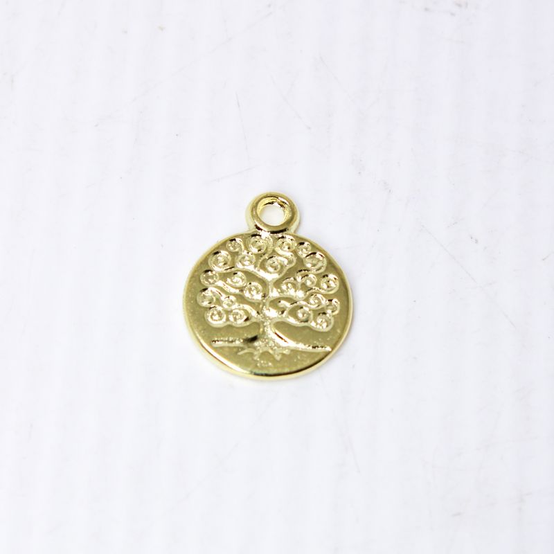 PINGENTE-ARVORE-DA-VIDA-14MM-EM-FUNDICAO-ZAMAK-COM-50GR---073---DOURADO-073