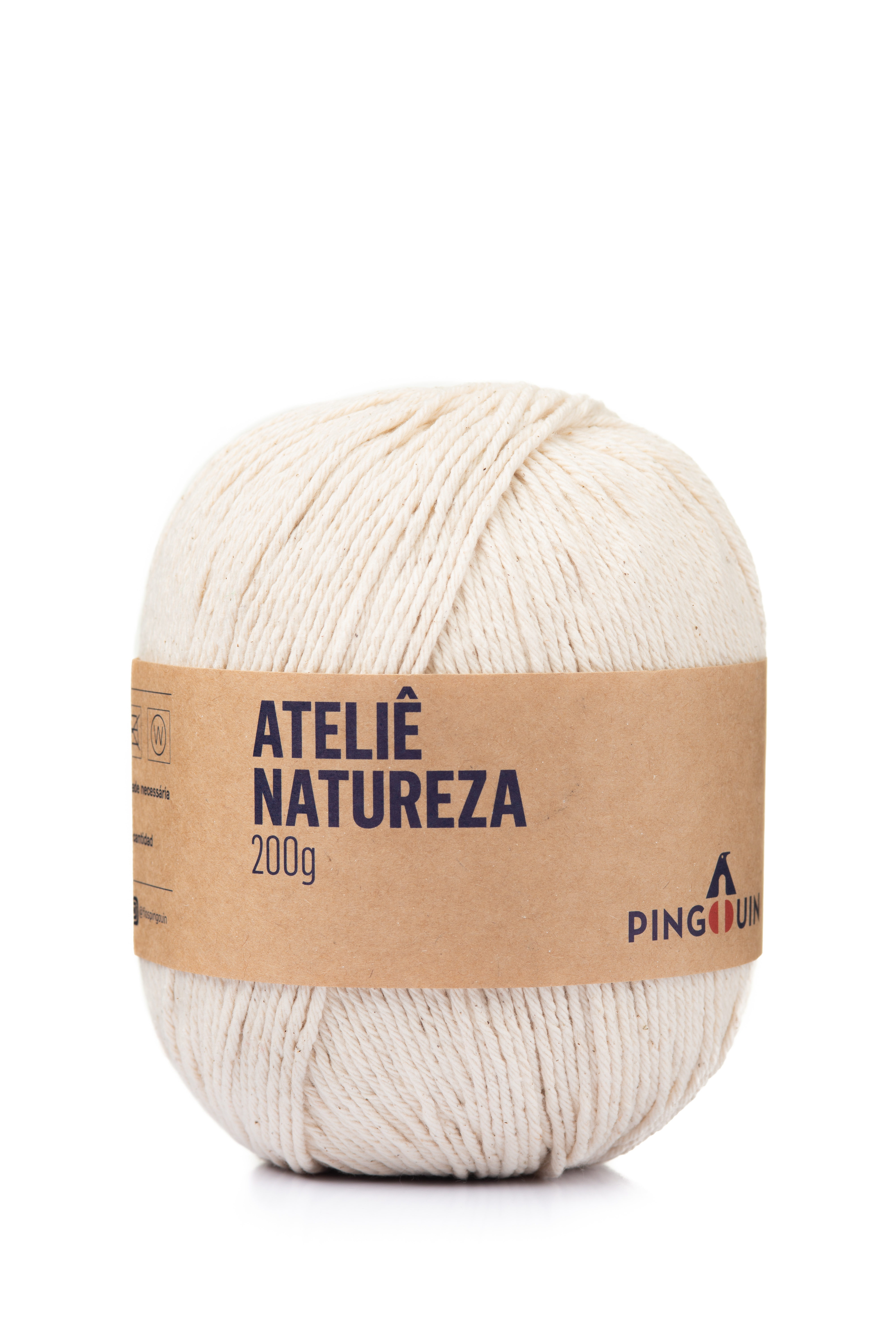 BARBANTE-ATELIE-NATUREZA-PINGOUIN-226M-200G---0001P---NATURAL