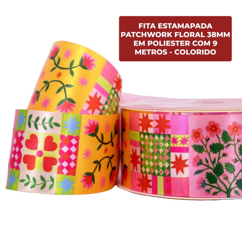 FITA-ESTAMAPADA-PATCHWORK-FLORAL-38MM-EM-POLIESTER-COM-9-METROS---103---COLORIDO