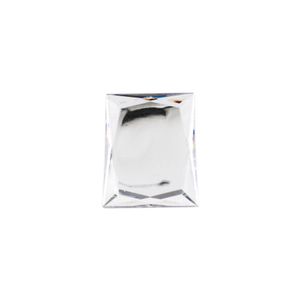 CHATON PARA COLAGEM RETANGULAR ESPELHADO 70X52MM EM ACRILICO COM 03 PEÇAS