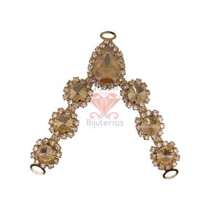 Cabedais De Strass Diversos- 1 Par