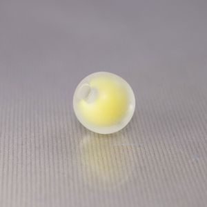 Bola Fosca Com Miolo Passante 10Mm Em Acrilico Com 500Gr