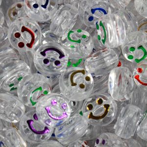 Entremeio Redondo Smile Translucido 06X10mm Em Acrilico Com 250Gr