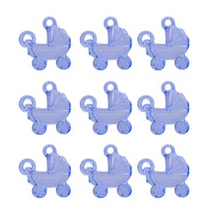 Pingente Carrinho De Bebe 25X28mm Em Acrilico Com 500Gr
