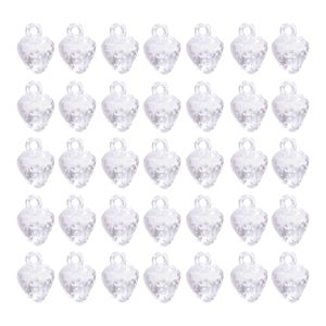 Pingente Moranguinho 14X14mm Em Acrilico Com 500G
