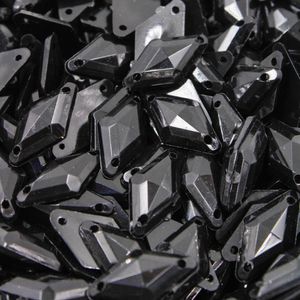 CHATON PARA COSTURA LOSANGO 9X15MM EM ACRILICO COM 2.000 PEÇAS