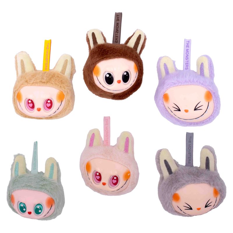 PINGENTE-ROSTO-LABUBU-10CM-PELUCIA-COM-7-PECAS----103---COLORIDO