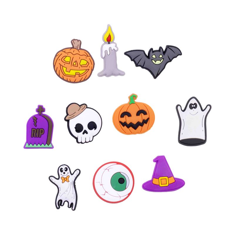 APLIQUE--ICONES-HALLOWEEN-20X30MM-EMBORRACHADO-COM-50-PECAS---103---COLORIDO