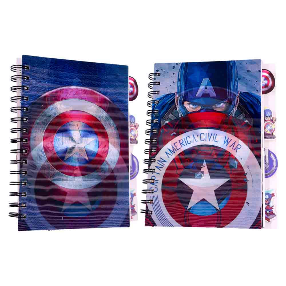 CADERNO-3D-ESCUDO-CAPITAO-AMERICA-21CM-UNIDADE---103---COLORIDO