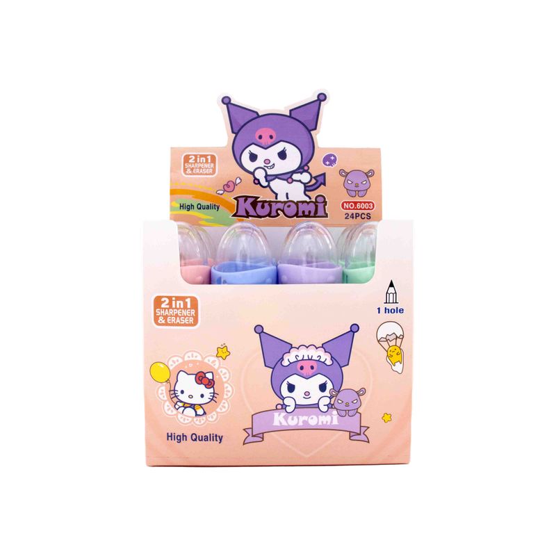 APONTADOR-COM-DEPOSITO-E-BORRACHA-KUROMI-COM-24-PECAS----103---COLORIDO