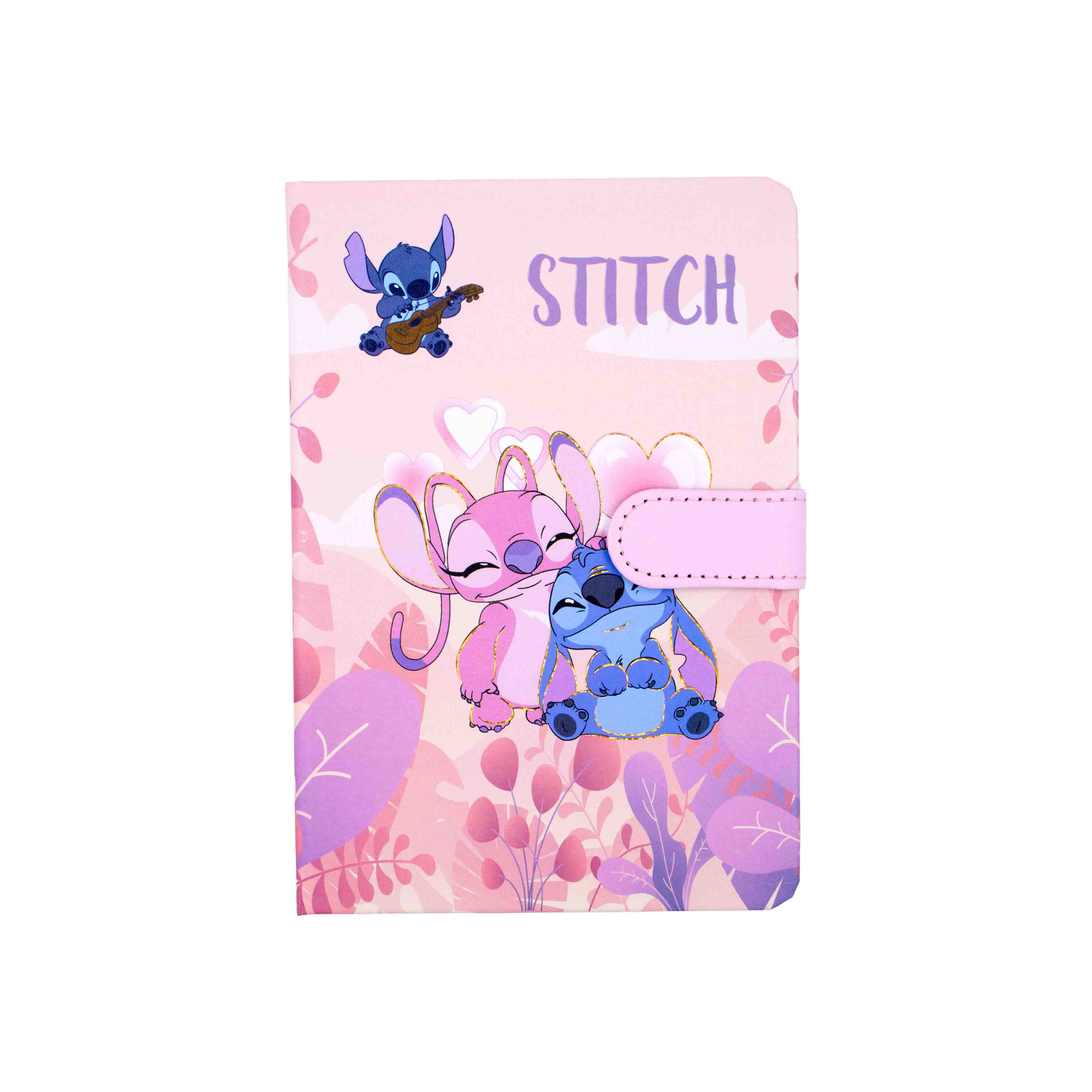 CADERNO-BROCHURA-STITCH-E-ANGEL-COM-FECHO-MAGNETICO-13X19CM---103---COLORIDO