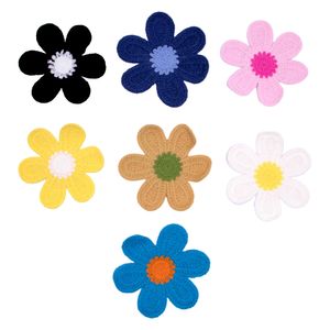 Aplique Flor De Croche 12Cm Em Poliester Com 25 Peças