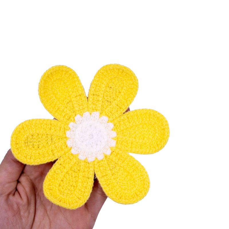 APLIQUE-FLOR-DE-CROCHE-12CM-EM-POLIESTER-COM-25-PECAS---103---COLORIDO
