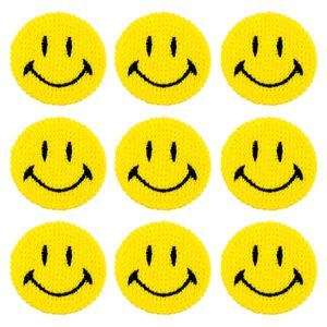 Aplique Smile De Croche 60Mm Em Poliester Com 25 Peças