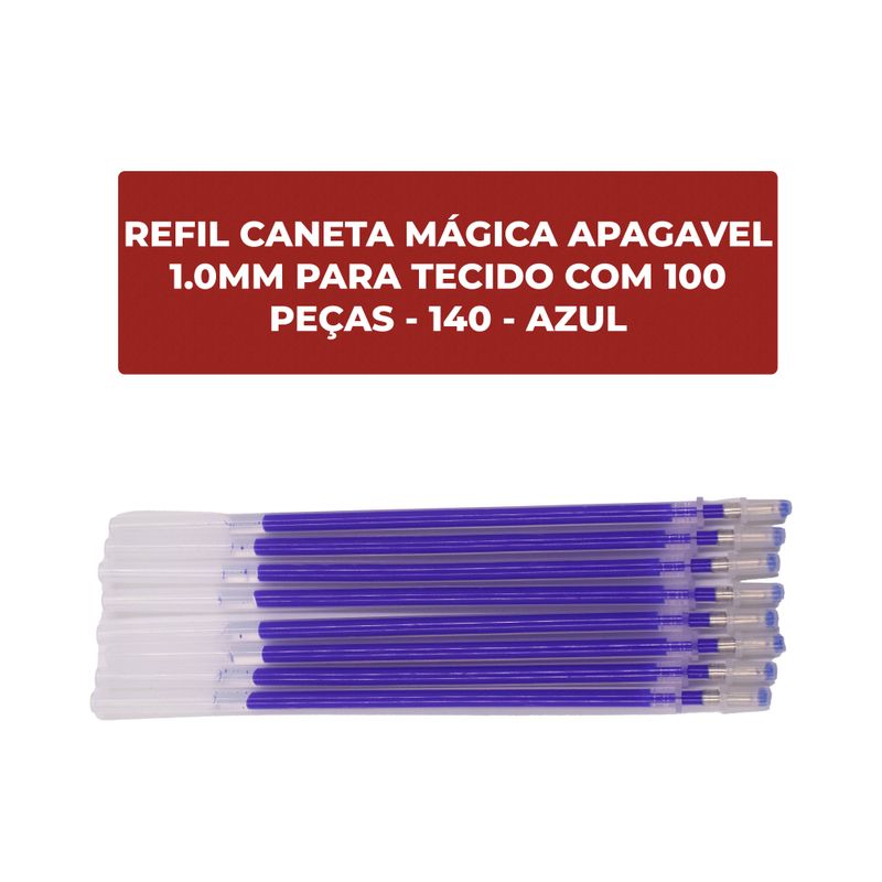 REFIL-CANETA-MAGICA-APAGAVEL-10MM-PARA-TECIDO-COM-100-PECAS---140---AZUL