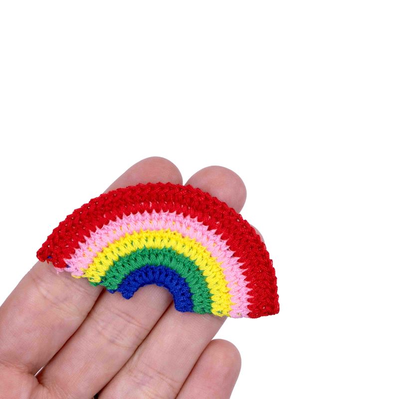 APLIQUE-ARCO-IRIS-DE-CROCHE-60MM-EM-POLIESTER-COM-25-PECAS---103---COLORIDO