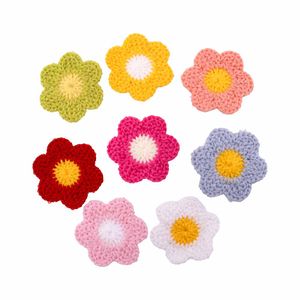 Flor De Crochê 35Mm Em Poliester Com 40 Peças