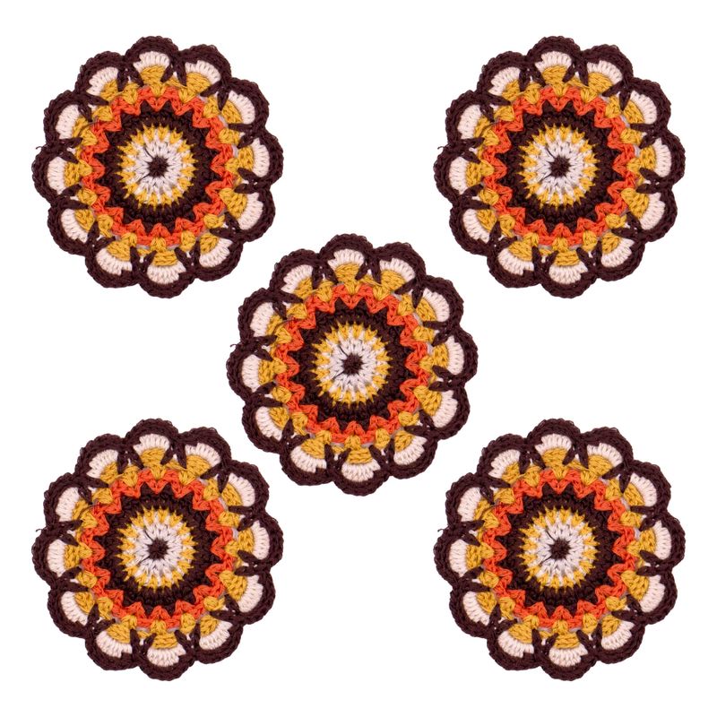 APLIQUE-FLOR-MANDALA-DE-CROCHE-7CM-EM-POLIESTER-COM-25-PECAS---249---MARROM-CLARO