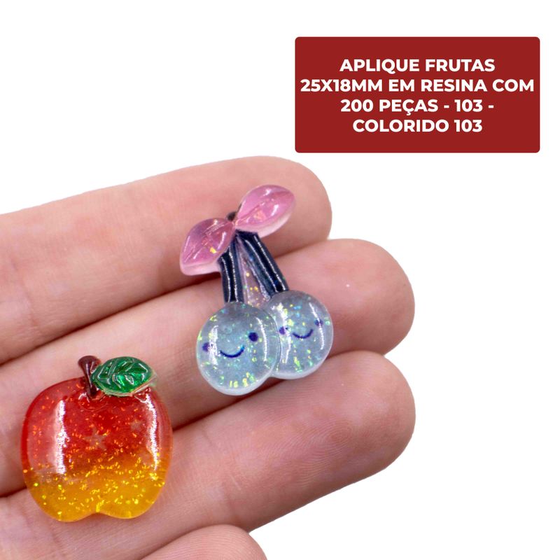 APLIQUE-FRUTAS-25X18MM-EM-RESINA-COM-200-PECAS---103---COLORIDO-103