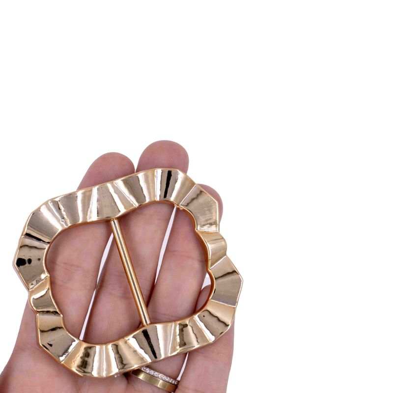 FIVELA-TRABALHADA-66X57MM-EM-ABS-COM-50-PECAS---DOURADO