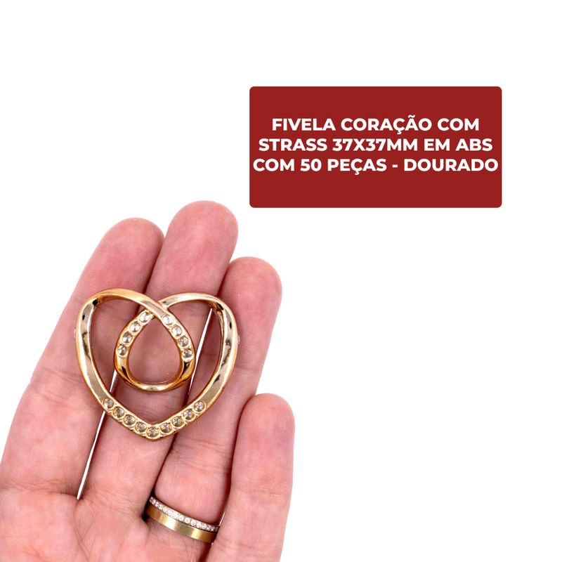 FIVELA-CORACAO-COM-STRASS-37X37MM-EM-ABS-COM-50-PECAS---DOURADO