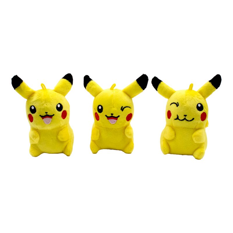PINGENTE-POKEMON-PIKACHU-DE-PELUCIA-10CM-COM-06-PECAS---103---COLORIDO