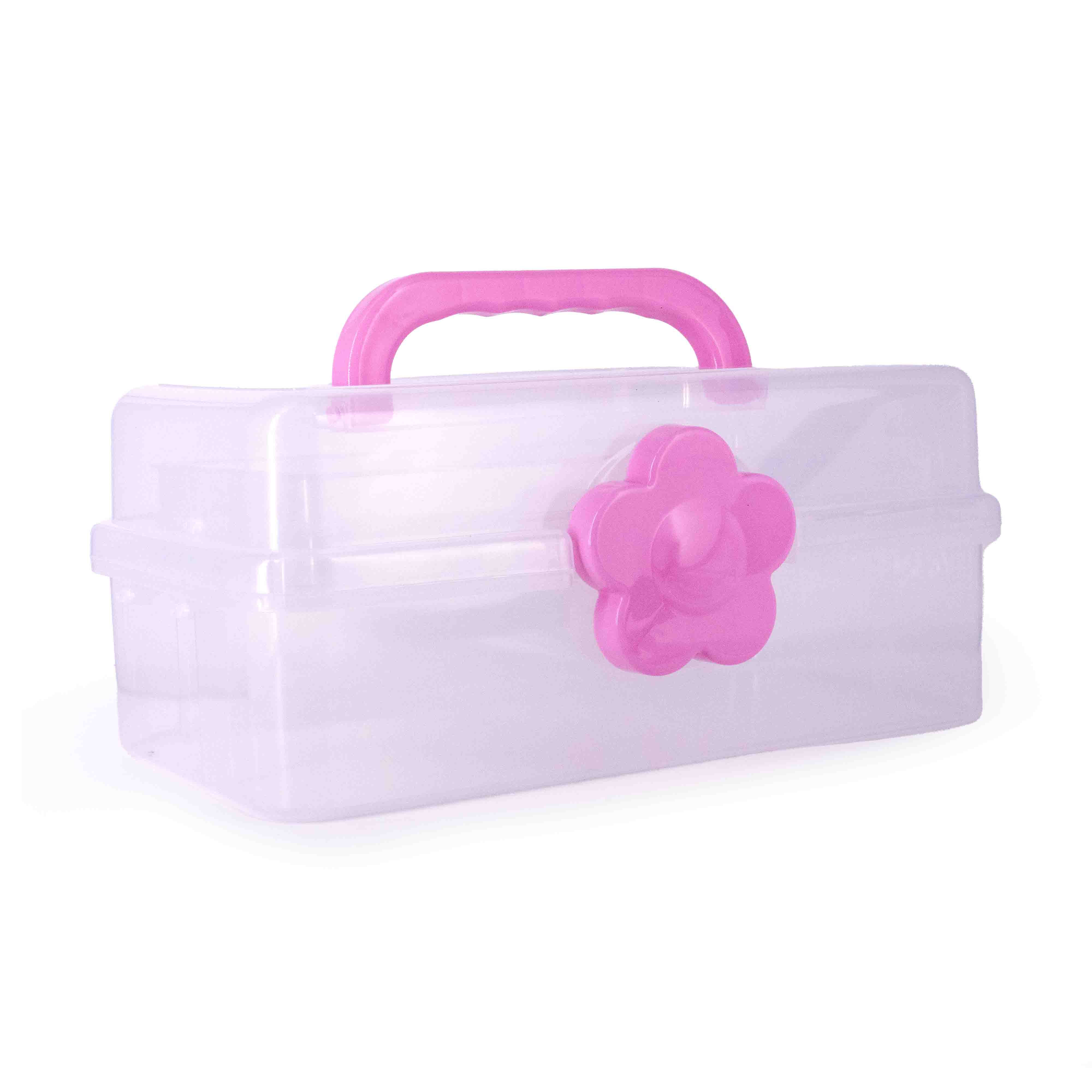 MALETA-ORGANIZADORA-ARTICULADA-FLOR--COM-3-BANDEJAS-EM-PLASTICO-UNIDADE---ROSA